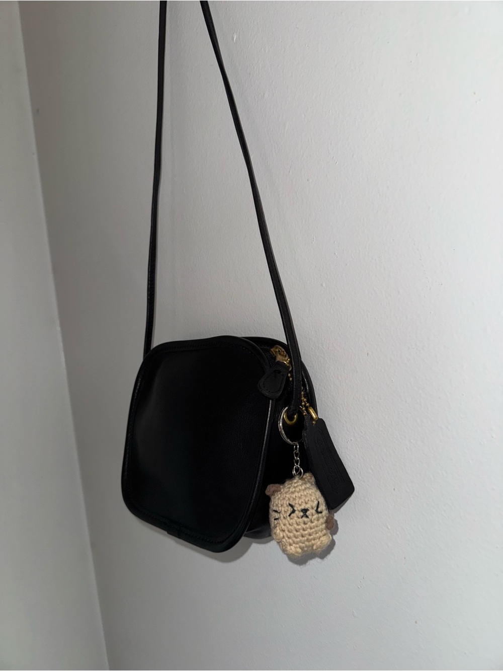 Coach vintage mini Hadley  black leather crossbody - Picture 3 of 12
